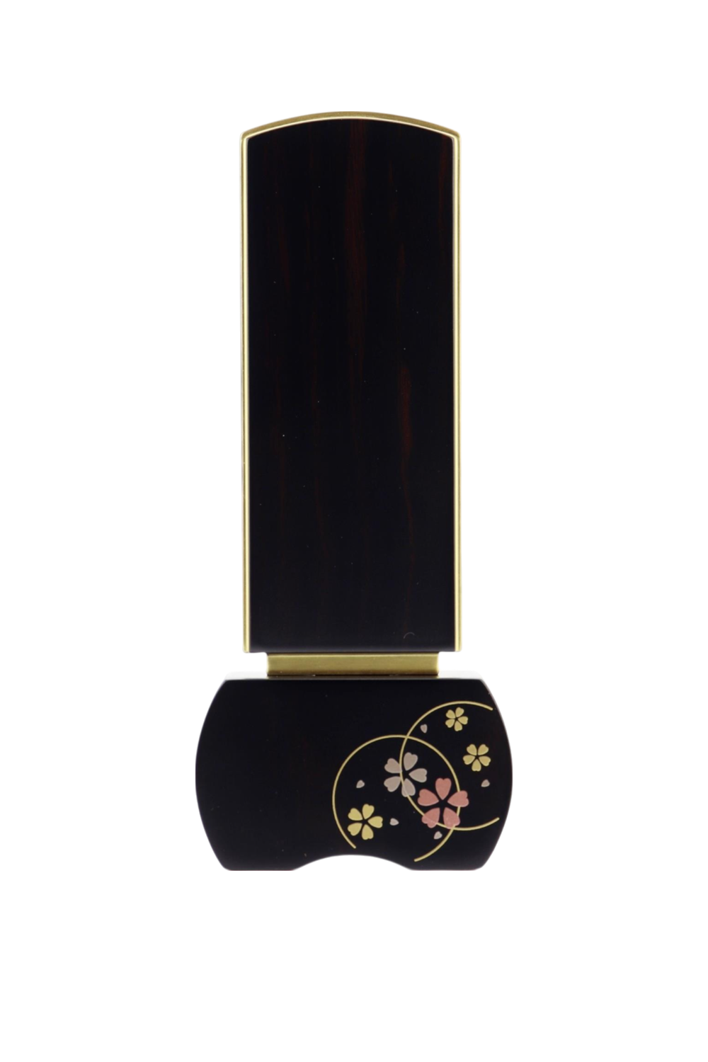 優徳 黒檀 心花 ピンク 表