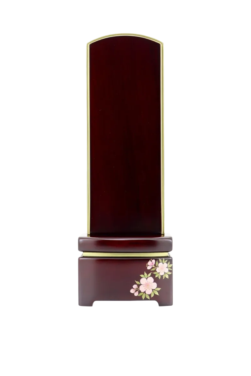 小雪 ひな桜 紫檀 表
