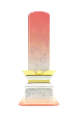 霞曇 白梅（お位牌Maker）