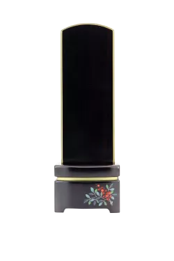 小雪 赤南天 黒檀（お位牌Maker）