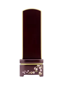 小雪 枝桜 紫檀（お位牌Maker）