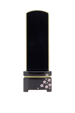 小雪 舞桜 黒檀（お位牌Maker）