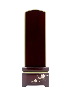 小雪 桜流水 紫檀（お位牌Maker）