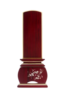 優雅 風桜 紫檀（お位牌Maker）